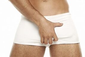 Quentamento do pene antes do proceso de aumento